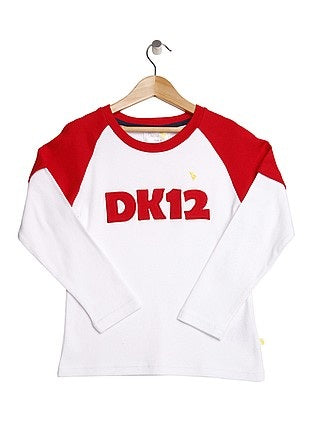 Red Layered Long Sleeve Boys Top